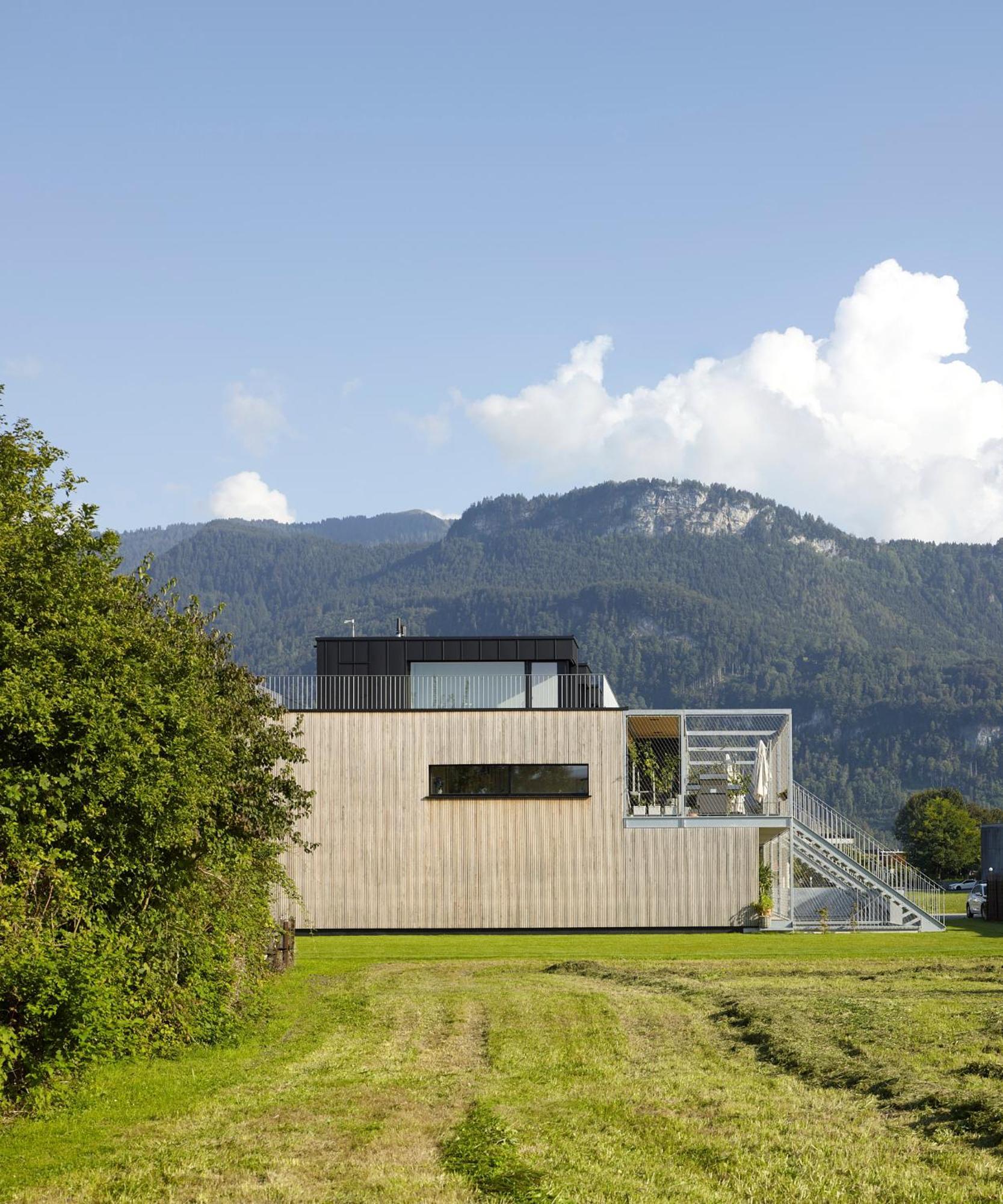 Architektenhaus Rhaa Mit Terrassen Villa Altach Exterior photo